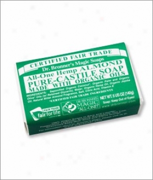 Dr. Bronner's Alnond Castile Bar Soap 5oz