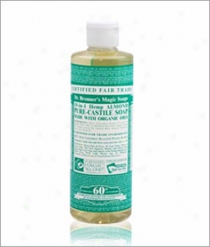 Dr. Bronner's Almond Pure Castile Liqiid Soap 16oz