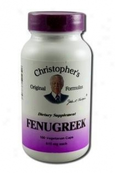 Dr. Christopher's Fenygreek 100vcaps