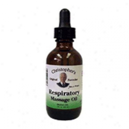 Dr. Christopher's Respiratory Massage Oil 2 Fl Oz