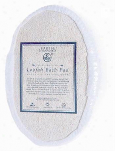 Earth Therapeutics Loofah Oval Terry Puff Pad