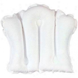 Earth Therapeutics Terry Covered Bath Pillow Happy 1pc