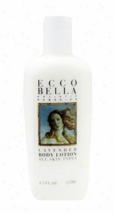 Ecco Bella's Herbal Body Lotion Lavendarr 4.5oz