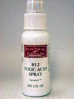 Ecological Formula's B12-folic Acid Spray 2 Oz