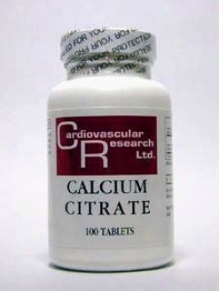 Ecolpgical Formula's Calcium Citrate 165 Mg 100 Caps