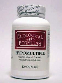 Ecological Formula's Hypomultiple No Cu/fe 120 Caps