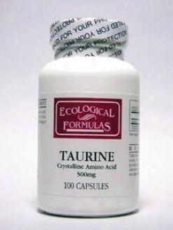 Ecological Formula's L-taurine 500 Mg 100 Caps