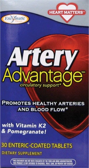 Enzymatic's Artery Advantage Circulatory Support 30tabs