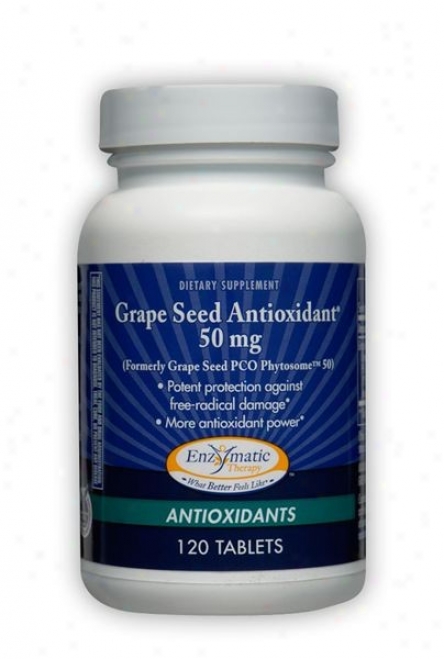 Enzymatic's Grape Seed Antoixidant 50mg 120caps