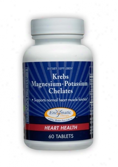 Enzymatic's Krebs Magnesium-potassium Chelates (vegetaian) 60 Tablet