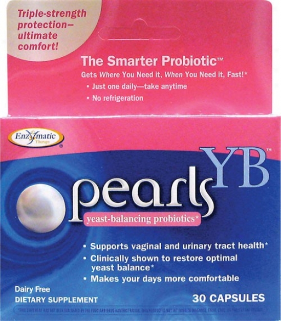Enzymatic's Pearls Yb Yeast-balancing Probiotic 30caps