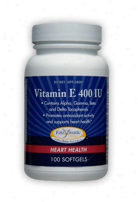 Enzymatic's Vitamin E 400 Iu 100sg
