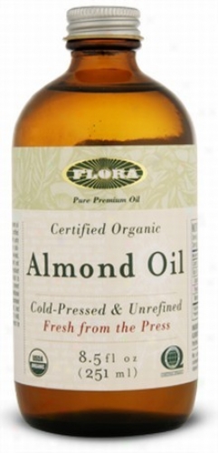Flora's Almond Oil Certified Organic 8.5oz