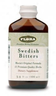 Flora's Swedish Bitters Non Alcohol 3.4oz