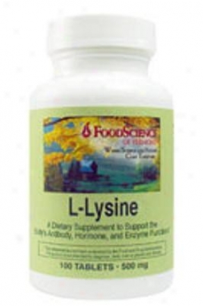 Foodscience's L-lysine 500mg 100tabs