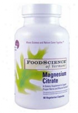 Foodscience's Magnesium Citrate 200mg 90caps