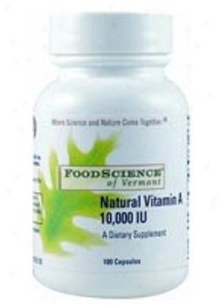 Foodscience's Natural Vitamin A (25,000 Iu) 100caps