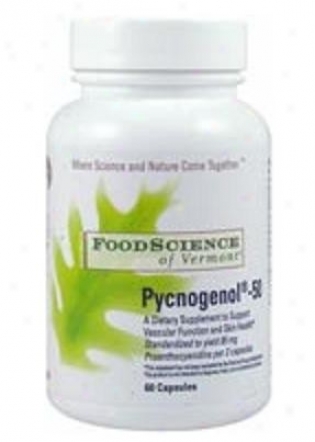 Foodscience's Pycnogenol 50mg 60caps.