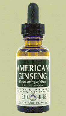 Gaia Herb's American Ginseng Root 1 Oz
