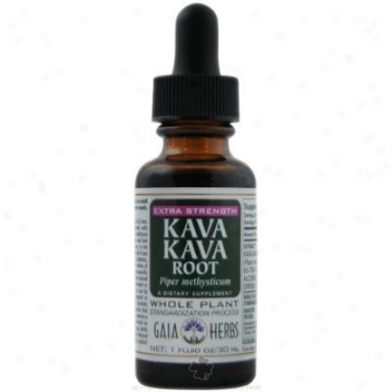 Gaia Herb's Kava Kava Root Unusual Strength 2oz