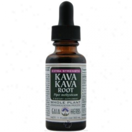 Gaia Herb's Kava Kava Root Extra Strength 4oz