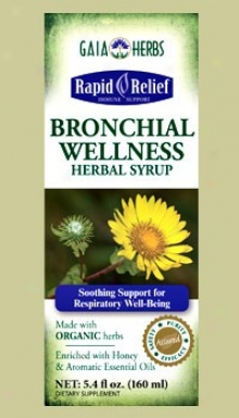 Gaia's Bronchial Wellness Herbal Syrup 5.4 Fl Oz