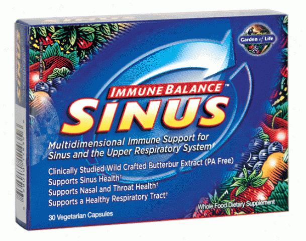 Garden Of Life's Immune Balance Sinus 30vcaps