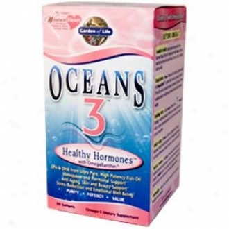 Garden Of Life's Oceans 3 Healthy Hormones 90sgels