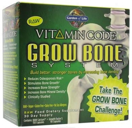 Garden Of Life's Vitamin Code Raw Gdow Bone System Kit