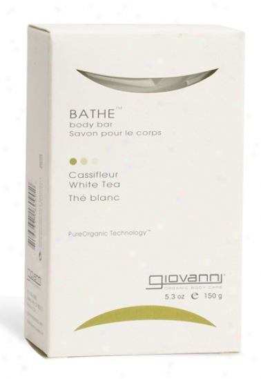 Giovanni's Bathe Bar Soap Cassifleur White Tea 5.3oz