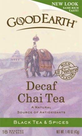 Good Earth's Tea Chai Decaf 18bags