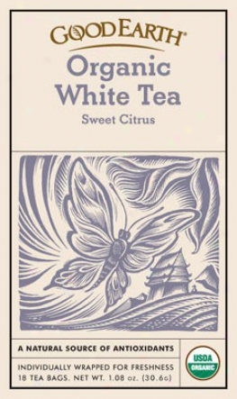 Good Earth's Tea Organic White Sweet Citrus 18bags