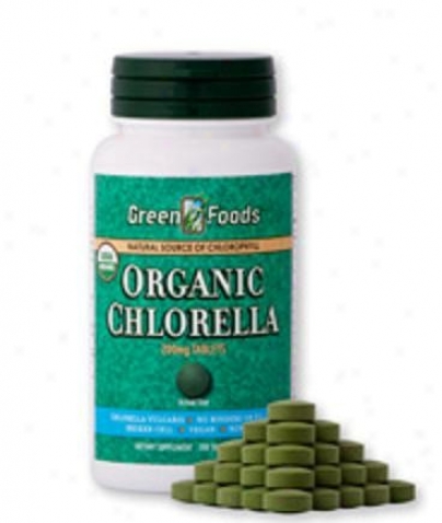 Green Foods Organic Chlorella 200mg 300tabs