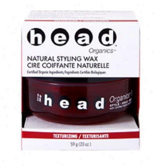 Head Organics Natural Styling Wax 2.0oz