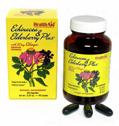 Health Aid's Echinacea & Elderberry Plus 60caps