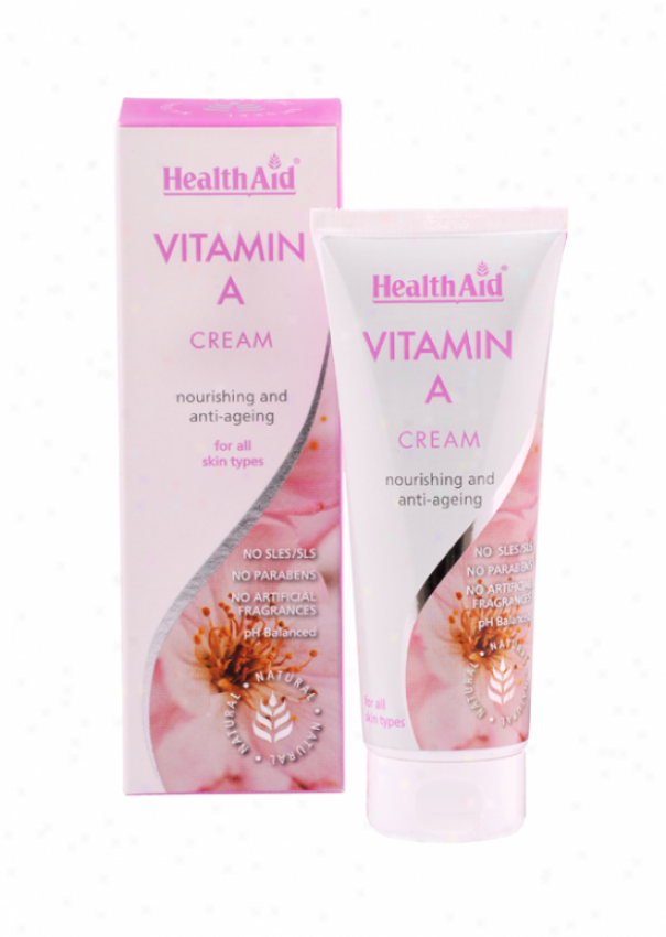 Health Aid's Vitamin A Cream 2.5 Fl Oz