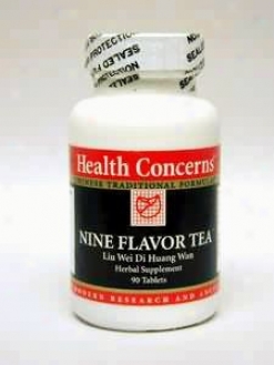 Health Concern's Nine Flavor Tea 90 Tabs