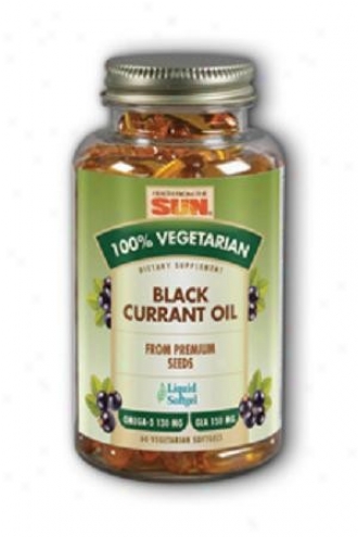 Health From The Sun's 100% Vegetarian Black Currant Oil 60vsg