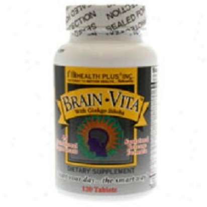 Health Plus Brain Vita W/ Ginkgo Biloba 60tabs