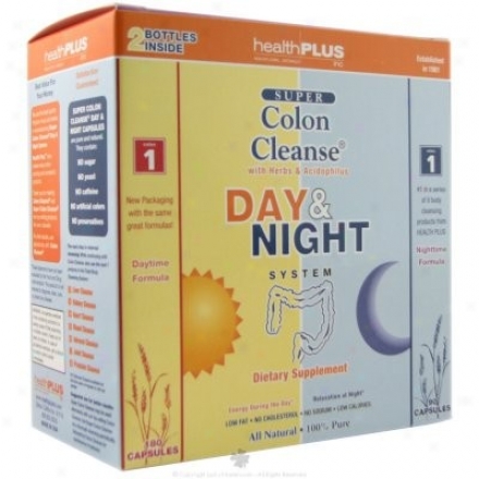 Health Plus Super Colon Cleanse Day/night System 2packs