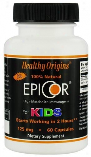 Healthy rOigin's Epicor For Kids 125mg 60caps