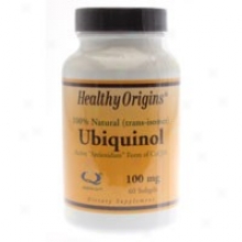 Healthy Origin's Ubiquinol 100mg 30 Gel
