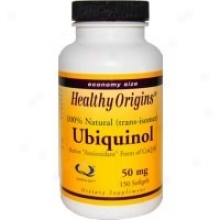 Healthy Origin's Ubiquinol 50mg 60 Softgels