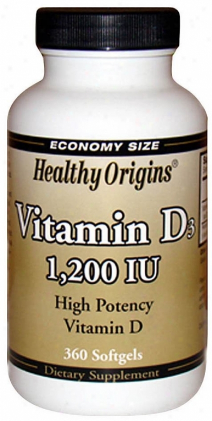 Healthy Origin's Votamin D3 1200iu 360sg