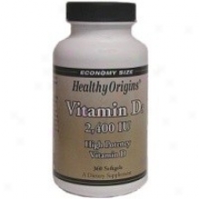 Healthy Origin's Vitamin D3 2400iu 360sgel