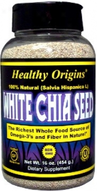 Healthy Origin's White Chia Seed 16oz