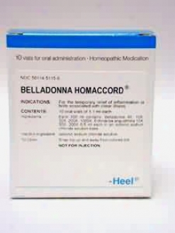 Heel's Belladonna Homaccord 10 Vials