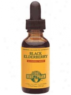 Herb Pharm's Black Elderberry/sambucus Nigra Glycerite 8 Oz