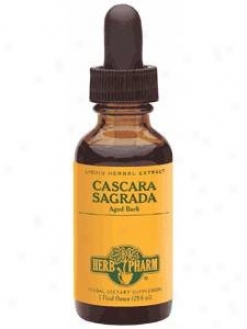 Herb Pharm's Cascara Sagrada/frangula Purshiana 1 Oz