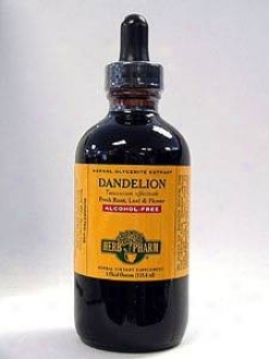 Herb Pharm's Dandelion/taraxacum Officinale Glycerite 4 Oz